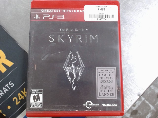 Elder scrolls v: skyrim ps3