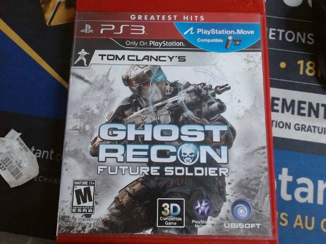 Ghost recon future soldier ps3
