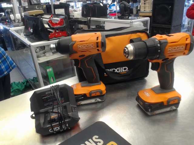Kit de drill impact charg+2batt