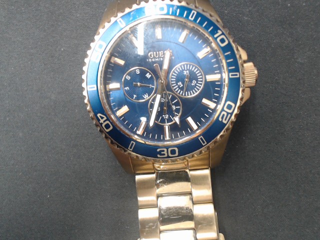 Montre guess or bleu