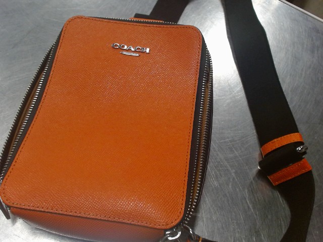 Sacoche coach homme orange