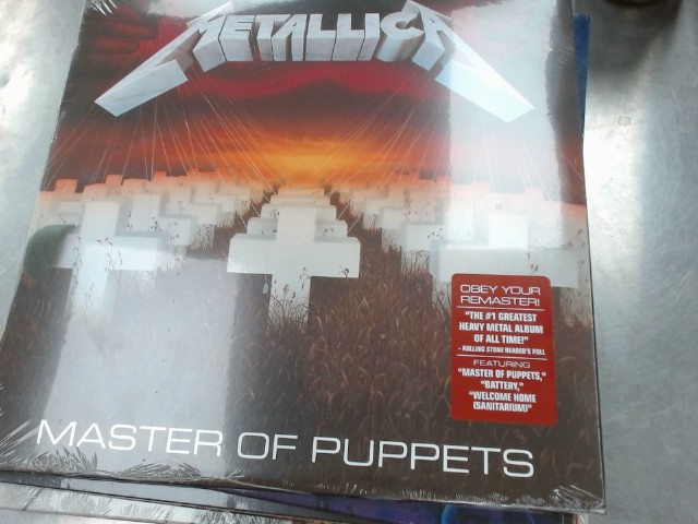 Vynil metallica master of puppets