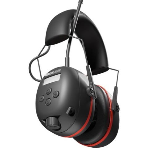 Isotunes et91ct black and red earmuffs