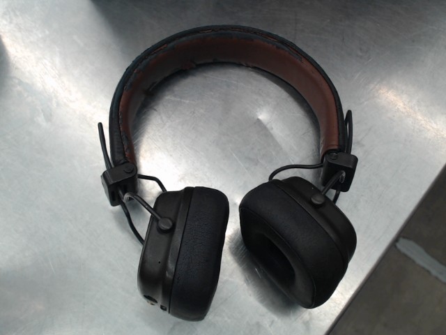 Casque bluetooth marshall cuir brun