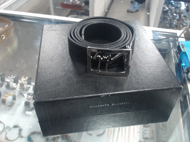 Belt guiseppe zanotti black crocodile+bo