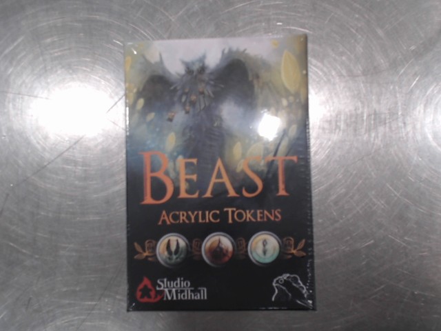 Beast acrylic tokens