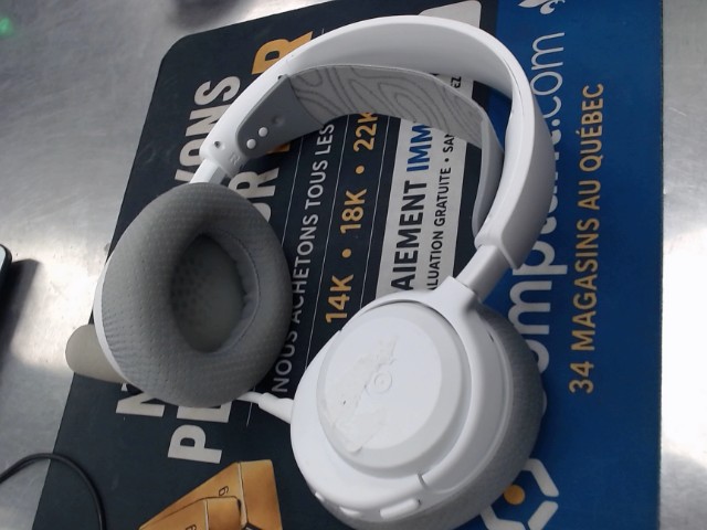 Ecouteurs gaming blanc