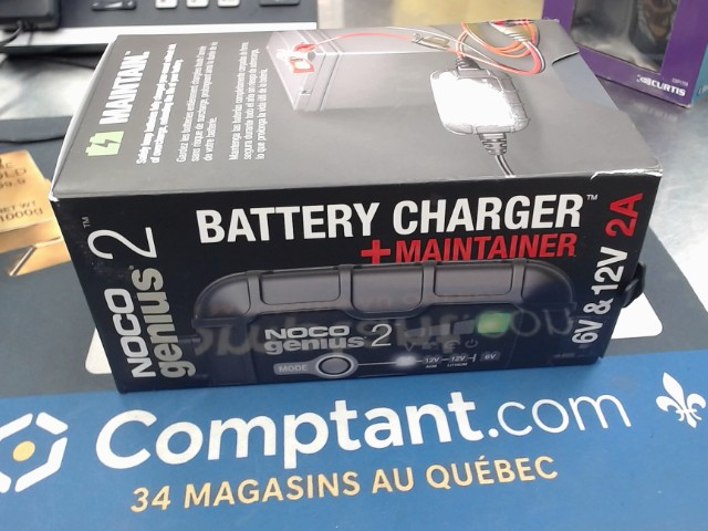 Battery charger+maintainer noco genius 2