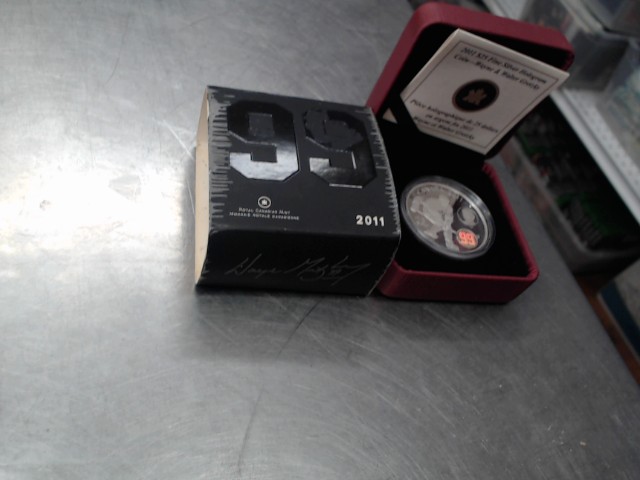 2011 25$ fine silver wayne gretzky