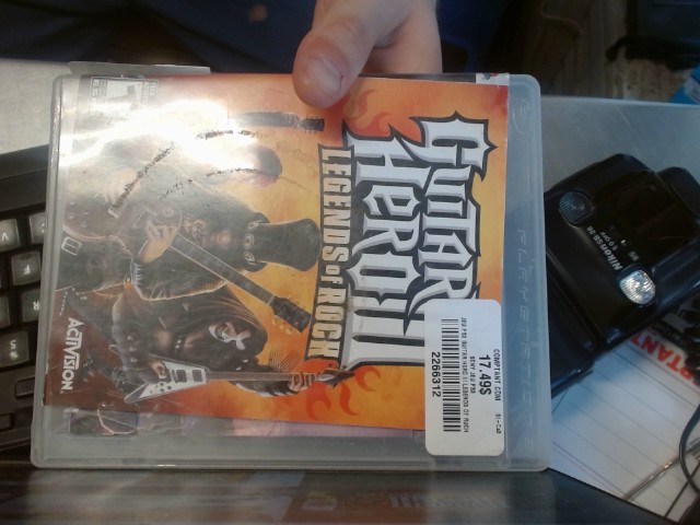 Guitar hero 3 legends of rock