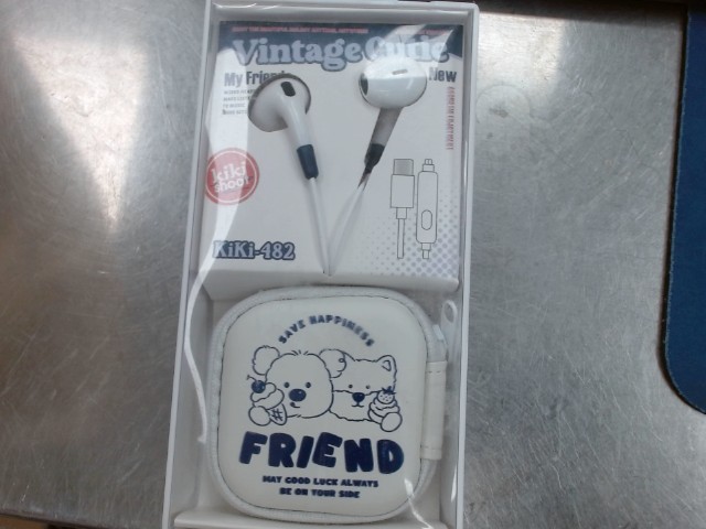 Ecouteurs wireless avec case