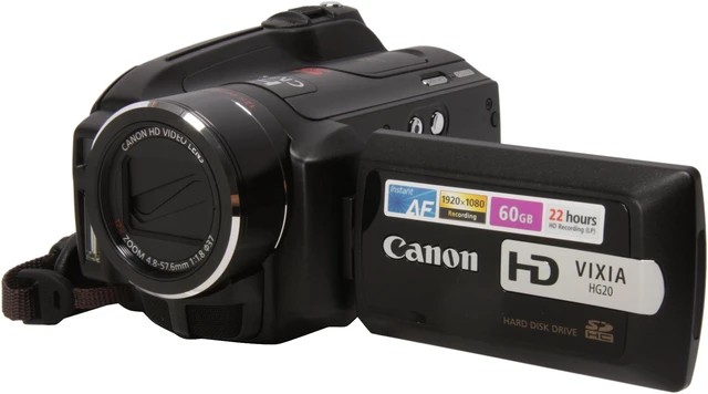 Camera video avec chargeur vixia hg20 a