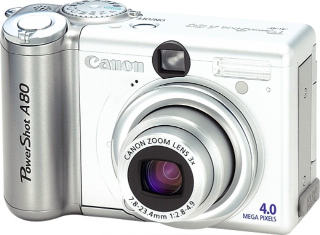 Camera powershot a80 canon mega pixel 4