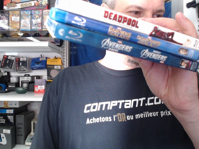 Lot de 3 blu ray
