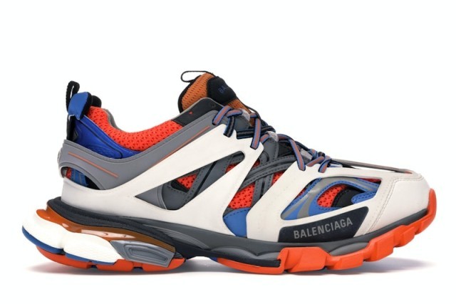 Balenciaga track noir blanc orange sz 11