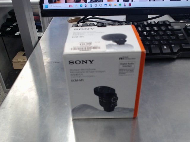 Shotgun microphone sony in box