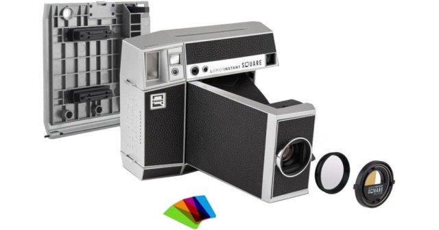 Automatic instant camera glass inbox