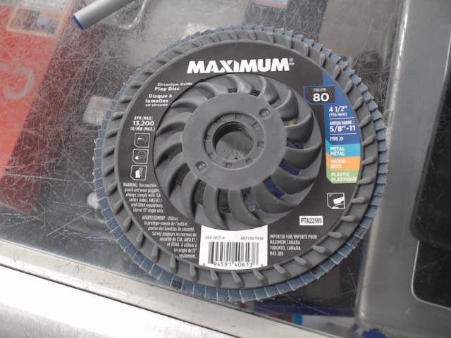 Disque a lamelles 80 grit 4 1/2
