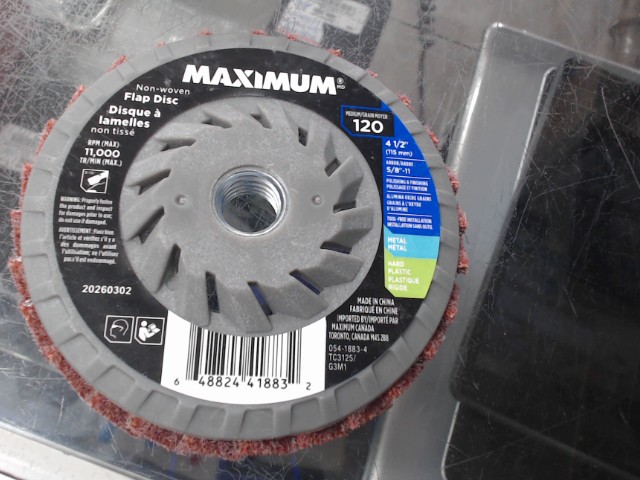Disque a lamelle 120 grit 4 1/2