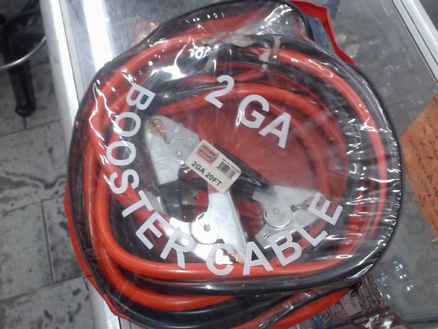 Cable booster 20pied rouge/noir