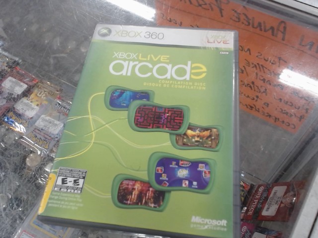 Xbox live arcade disque comilation