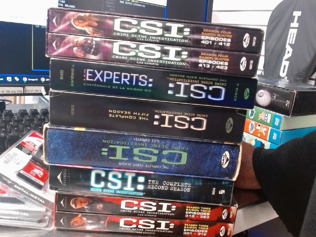 Lot de csi box dvd set