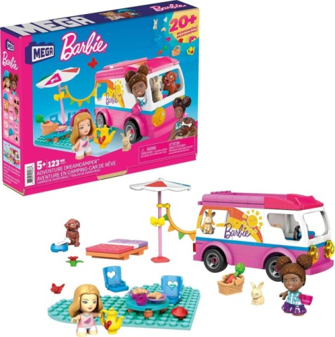 Mega barbie aventure en camping car de r