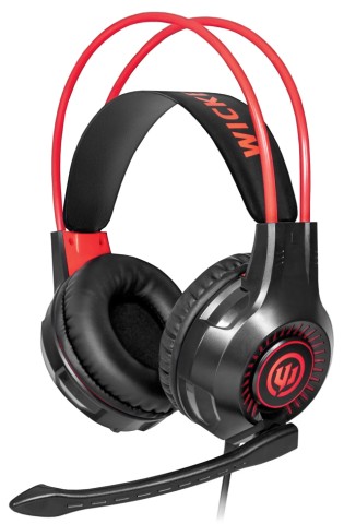 Wicked audio black and red headset
