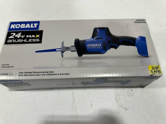 Kobalt reciprocating saw w box