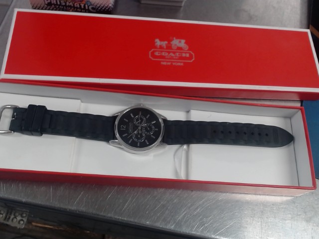 Montre coach bracelet jaune