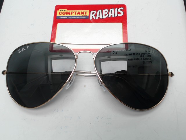 Rayban soleil aviateur gold tone