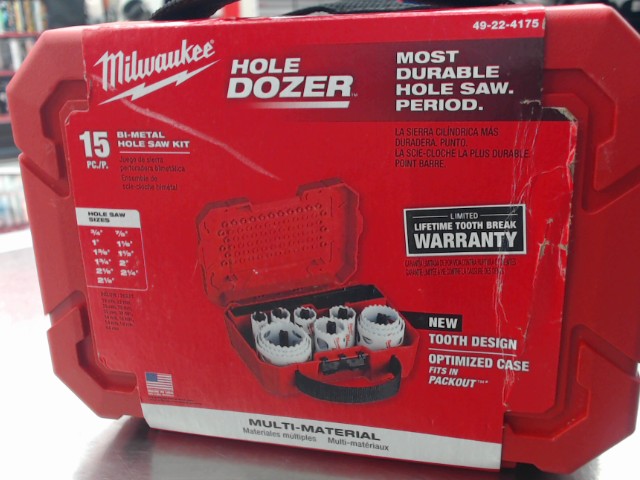 Hole saw kit 15pc