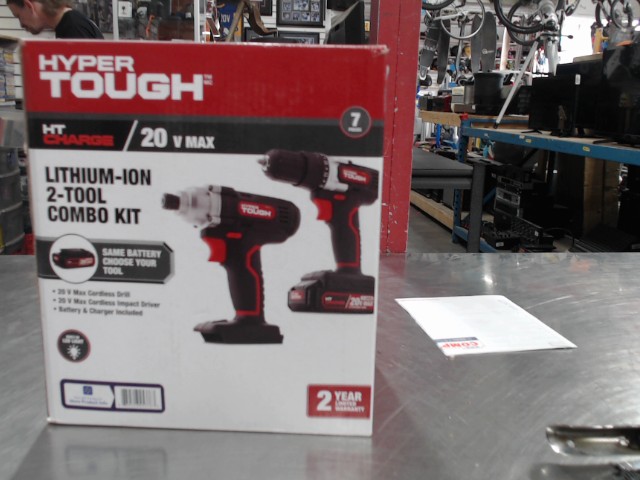 Kit impact/drill+1batterie+chargeur(bo)