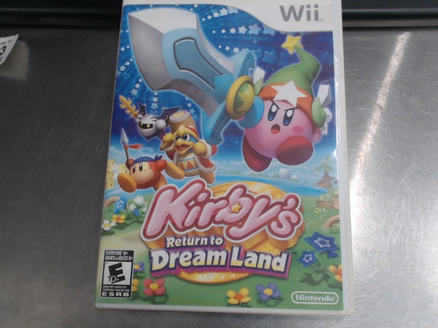 Kirby's return to dream land wii cib