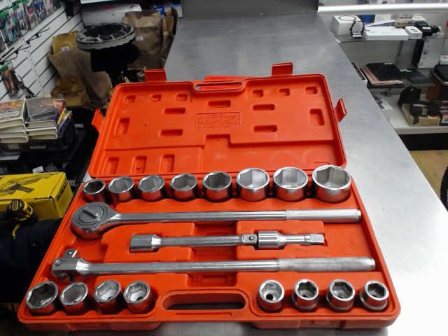 Socket wrench set 21pieces 19-50mm