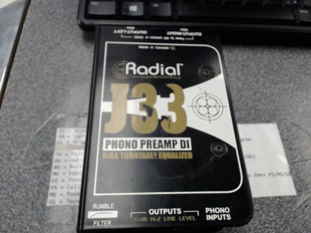 Phono preamp di for turntable