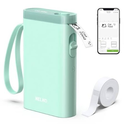 Portable label maker in box