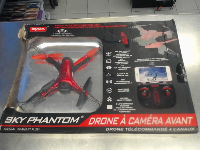 Sky phantom drone a camera avant