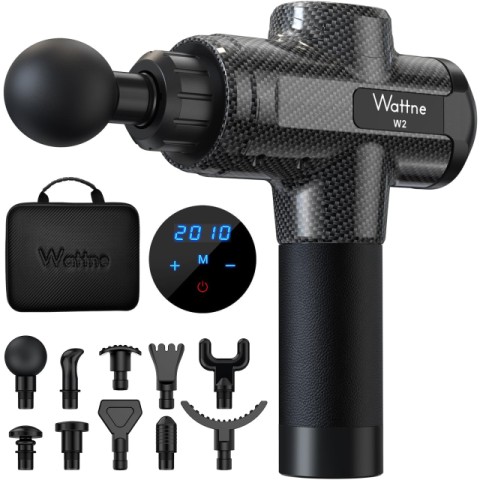 Wattne w2 massage gun w case and accs