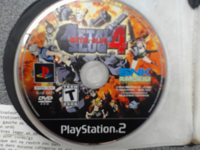 Metal slug 4 ps2