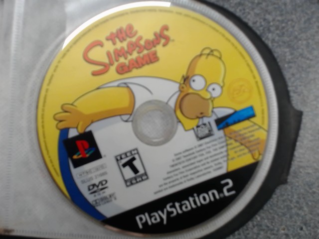 The simpsons game ps2