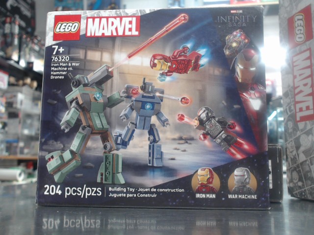Mini lego marvel ironman x warmachine