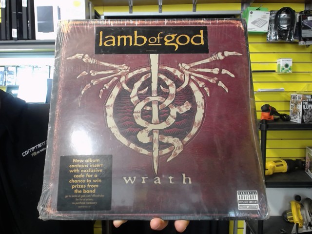 Vinyle lamb of god wrath neuf