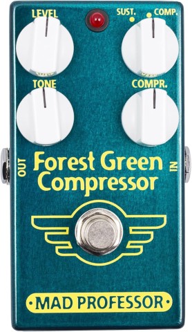 Pedal de guitare forest green compressor
