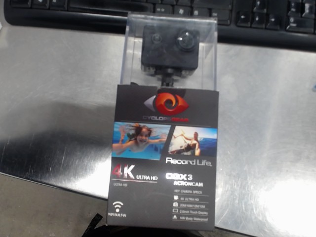 Camera style gopro+acc+boite 4k ultrahd