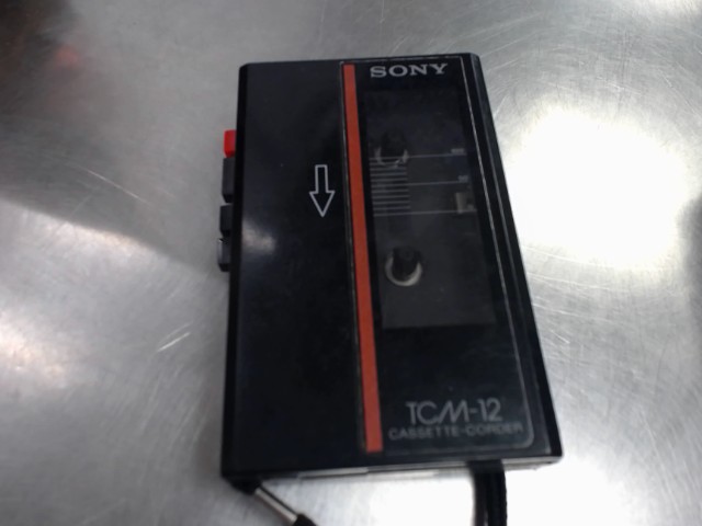 Sony tcm-12 cassette-corder