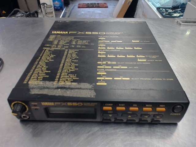 Guitar effect processor yamaha fx550