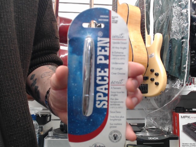 Crayon stainless heavy duty space pen