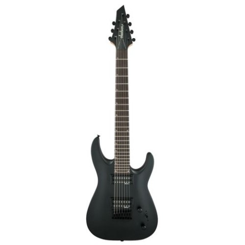 Guitare noir avec case mou 7 corde stick