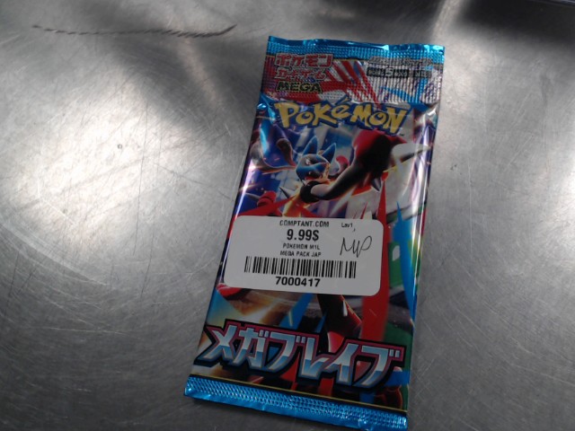 Paquet de carte pokemon japan mega